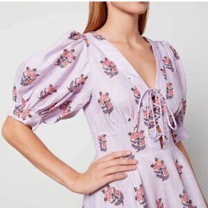 House of Harlow 1960 Lavender Floral Dress